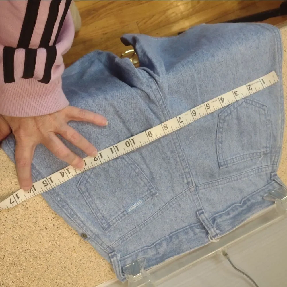 👍 Vintage 80s Oshkosh Jean shorts Size 14. K1